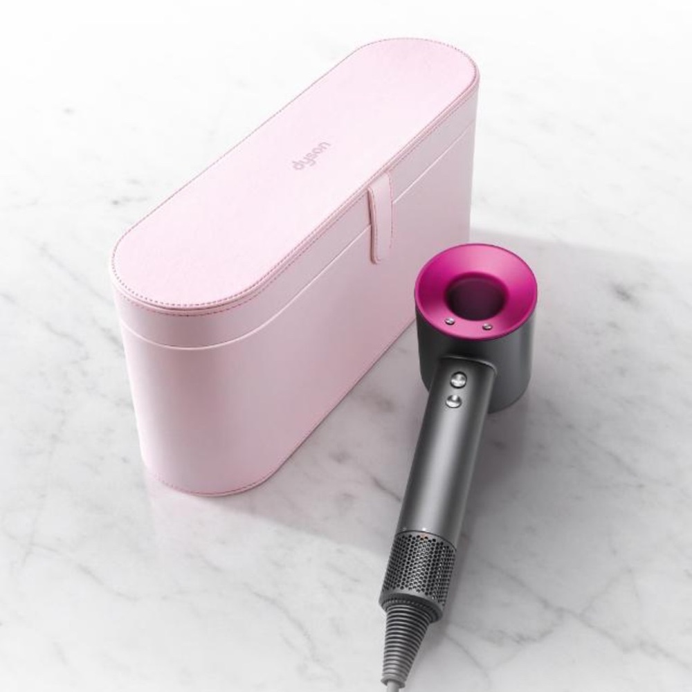 Limited Edition Sold Out Pale Pink Dyson SuperSonic Hair Dryer Storage Case